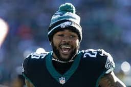 Will Miles Sanders have the most rushing yards of any player in Super Bowl LVII?