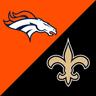 Will the Broncos and Saints combine for 38 or more points?