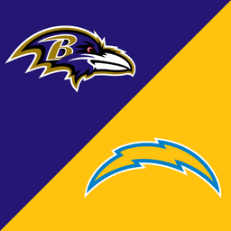 Will the Ravens and Chargers combine for 51 or more points?