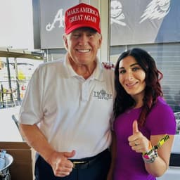 Trump pictured with Loomer again in September?