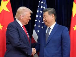 Will Trump and Xi not shake hands during the day of their next meeting in 2026?
