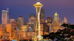 Will the highest temperature in Seattle be 74°F or higher on May 12?