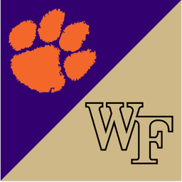 Will Clemson and Wake Forest combine for 62 or more points?