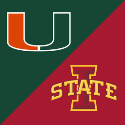Will Miami beat Iowa State by 4 or more points?
