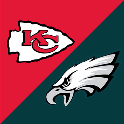 Will the Eagles lead the Chiefs by 3 or more points after the first half of Super Bowl LIX?