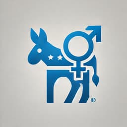 Democratic ticket: Male President + Female VP