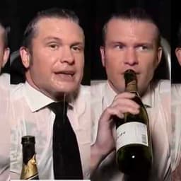 Hegseth caught drinking before June?