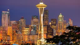 Will the highest temperature in Seattle be 57°F or below on April 23?