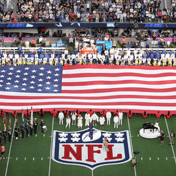Will a player cry during the national anthem at Super Bowl LIX?