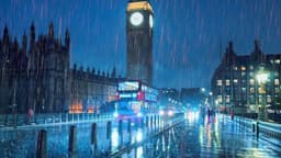 Will London have between 25-30mm of precipitation in May?