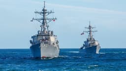US announces blockade on Iran by...?