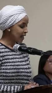 Was Ilhan Omar sprayed with pure water?