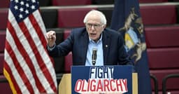 Will Bernie Sanders say "One Percent" or "One Percenter" 3+ times in Michigan?
