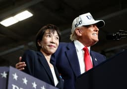 Will Trump say "Friend of mine" during events with Japanese PM?