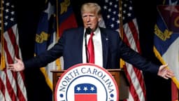 Will Donald Trump say "trans" during his North Carolina speech?