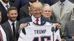 Will Donald Trump say "Eagles" during Super Bowl pregame interview?