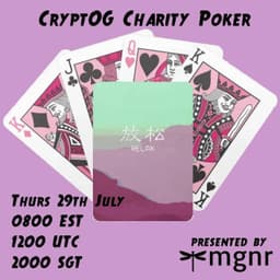 Will Loomdart make it to the final table of the CryptOG Charity Poker Tournament?