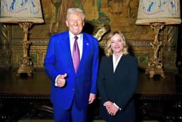 Will Trump say "Billion" or "Trillion" 15+ times during Meloni visit on April 17?