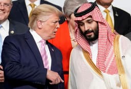 Will Trump say "Million" or "Billion" or "Trillion" 12+ times during Saudi PM events on November 18?
