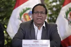 Will Roberto Sánchez Palomino finish in second place in the first round of the 2026 Peruvian presidential election?