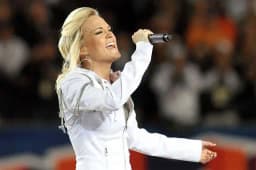 Will the Super Bowl national anthem last between 80 and 90 seconds?