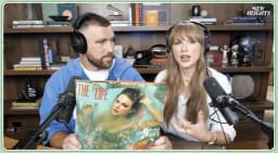 Will Taylor Swift's appearance on New Heights get between 10 and 20 million views the first week?