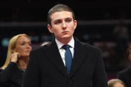 Will Barron Trump be on-stage at a bell ceremony commemorating SpaceX's IPO?