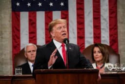 Will Trump say 'China' 5+ times during the 2025 State of the Union?