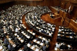 Will Party C win the most seats in the House of Councillors following the 2025 Japan election?