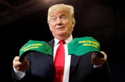 Will Trump say "Kamala" during Iowa speech?