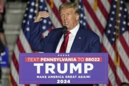 Will Trump say "Too big to rig" during Pennsylvania rally on October 9?