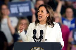 Will Kamala Harris say "convicted felon" during her Wisconsin rally?