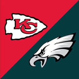 Will the Eagles lead the Chiefs by 9 or more points after the first half of Super Bowl LIX?