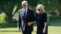 Biden helped off stage at the debate?
