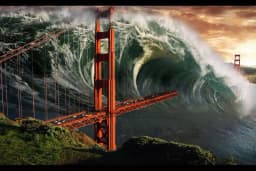 Tsunami flooding in downtown San Francisco?