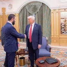 Will Trump and Mohammed bin Salman shake hands for less than 2 seconds on November 18 2025?