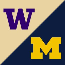Will Washington and Michigan combine for 42 or more points?