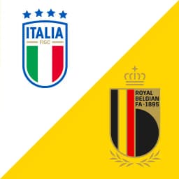 Will the match between Italy and Belgium end in a draw?