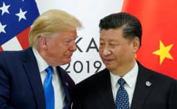 Will Trump say "Friend of mine" during events with Xi Jinping?