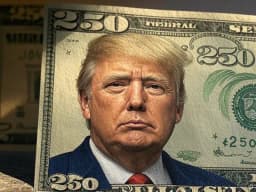 Trump's face on the $250 bill before July?
