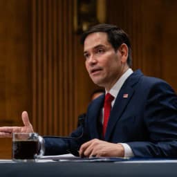 Will Marco Rubio say "President" or "Trump" 10+ times during press briefing today?