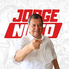 Will Jorge Nieto finish in first place in the first round of the 2026 Peruvian presidential election?